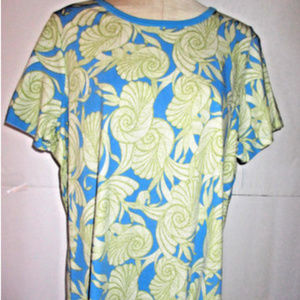 NWOT WOMAN WITHIN Tunic Top L-18/20 Short Sleeve